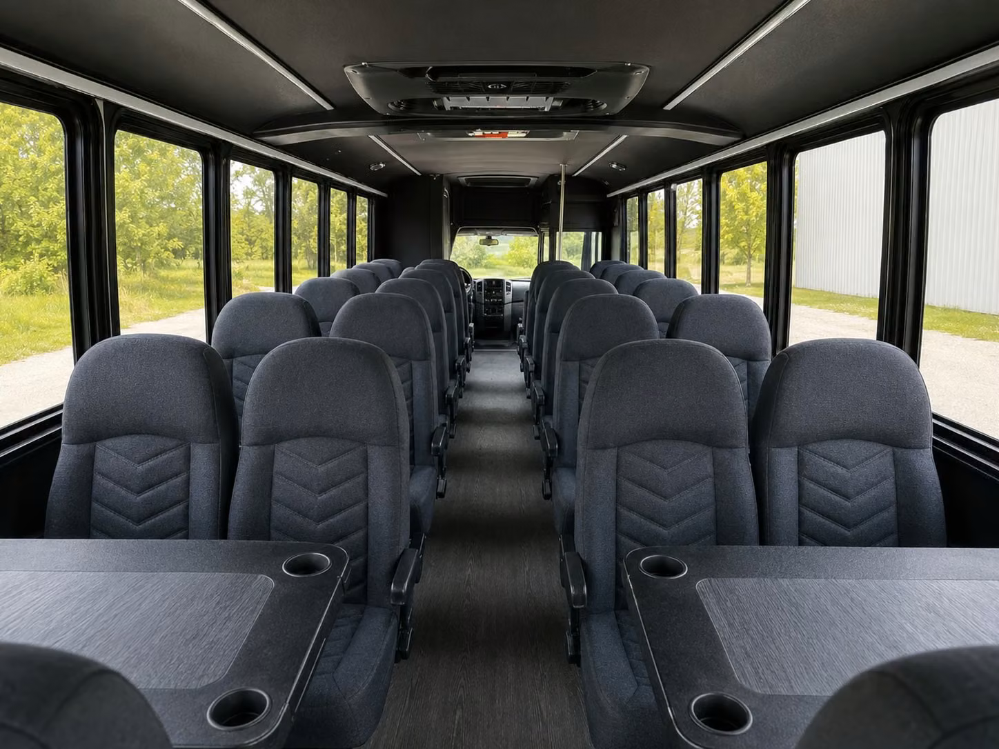 20 passenger minibus inside