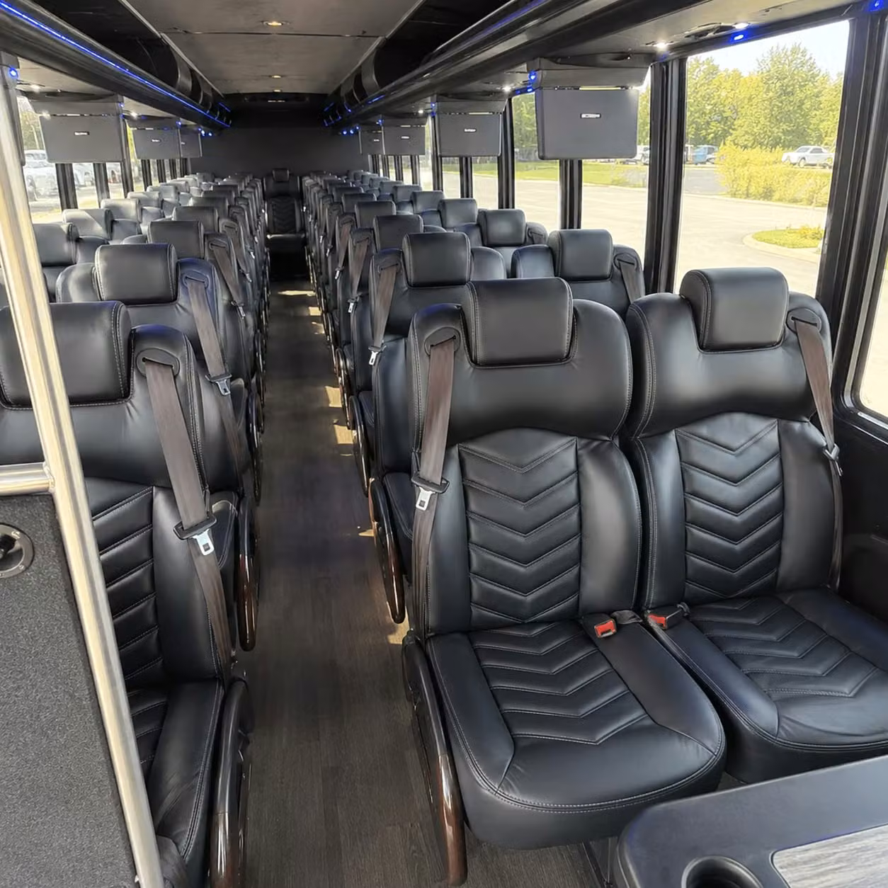 25 passenger minibus inside