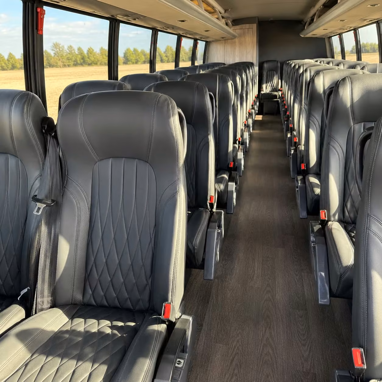 35 passenger minibus interior