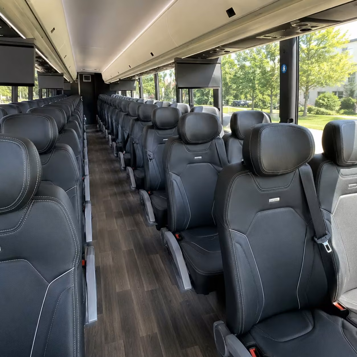 alpharetta charter bus interior
