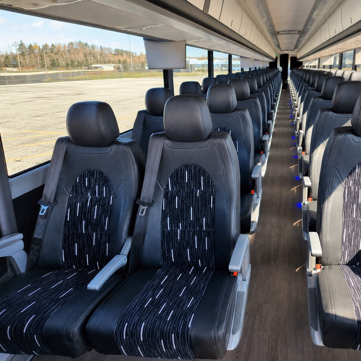 charter bus rentals for military ceremonies and base events near alpharetta